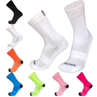Professionnel de haute qualité personnalisé maille homme équipage Sport chaussette Compression Football cyclisme chaussette