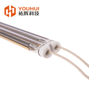 ยูฮุย IRP007 415V 2500W หลอดอินฟราเรดคลื่นกลางแบบเคลือบทองคู่สำหรับเครื่องพิมพ์ไฮเดลเบิร์ก SM102 - Product Image 1