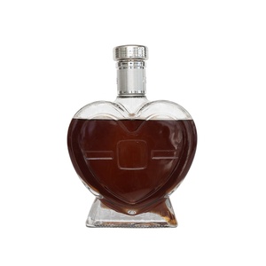 250ml 500ml 750ml Bouteille vide en forme de coeur avec bouchon - Product Image 2