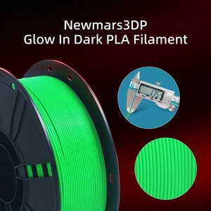 Filamento PLA que Brilla en la Oscuridad, 1.75mm, 1kg (2.2lbs), Verde Brillante, Filamento para Impresora 3D, Baja Distorsión, Compatible con Impresoras 3D FDM y Bolígrafos 3D - Product Image 1