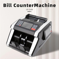 Compteur de billets haute vitesse EB LD-2610, 900 pièces/min, double affichage, détection UV/MG/IR, capacité de la trémie 130, qualité professionnelle