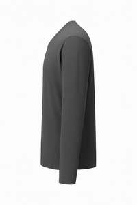 เสื้อยืดคอกลมผู้ชาย ผ้าฝ้าย 100% พิมพ์ลายโลโก้ตามสั่ง เป็นมิตรต่อสิ่งแวดล้อม ระบายอากาศได้ดี ผ้าคุณภาพสูง 220 กรัม - Product Image 6