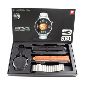 Nuovo Set Regalo Smartwatch <span class=keywords><strong>4</strong></span>-in-1 per Uomo 2026 - Smartwatch D25-<span class=keywords><strong>Watch</strong></span> <span class=keywords><strong>4</strong></span> <span class=keywords><strong>PRO</strong></span> con Chiamate, Monitoraggio Sport e Salute, Orologio 5G - Product Image 2