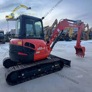 Haute qualité 5ton pour Kubota Mini KX155 pelle U-55 d'occasion bon marché pour usage domestique avec pompe portant PLC Core Components - Product Image 1