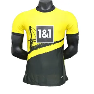 Kampioenschapsteam Clubtrui Set Duitsland 24/25 Seizoen 100% Polyester Trainingskits B.Dortmund J Brandt