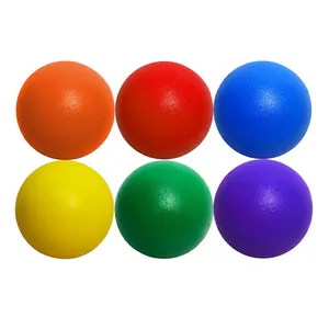 Pelota Dodge de inflado automático de PU, pelotas de playa, Voleibol suave para juegos de niños, existencias de 6 pulgadas al por mayor