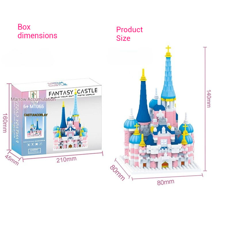 M1065 Castillo de Princesas 1688 Caja de Color