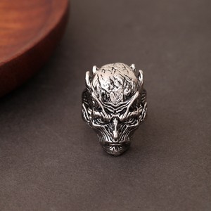 Anillo de Acero Inoxidable con Calavera y Serpiente Estilo Punk para Hombre - Regalo y Fiesta - Product Image 2