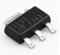 En stock Ldl1117S33R Puce d'alimentation linéaire SMD avec protection contre la surchauffe et les courts-circuits