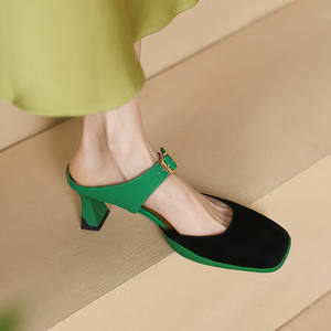 Pantoufles d'été personnalisées pour femmes, chaussures chinoises, à talon mort, pour <span class=keywords><strong>pédicure</strong></span>, nouvelle collection <span class=keywords><strong>2022</strong></span> - Product Image 5