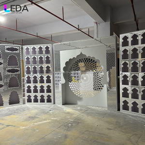 Lida อุปกรณ์ตกแต่งงานแต่งงานดอกไม้ประดิษฐ์ฉากหลังแต่งงานสำหรับงานแต่งงานและงานเลี้ยง - Product Image 6