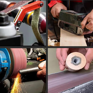 Paquete de 30 Cintas de Lija de Óxido de Aluminio de 6x48 Pulgadas y Grano 80 para Lijadoras de Disco, Pulidoras y Sierras - Product Image 6