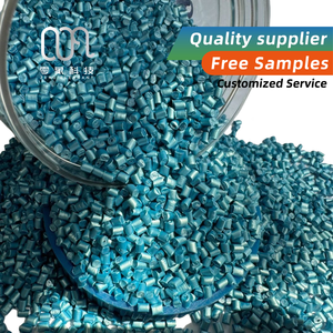 Tùy chỉnh cao cấp màu xanh ABS masterbatch hạt miễn phí đúc bột cho màu sắc tuyệt vời phù hợp trên ống phim dệt Túi - Product Image 2