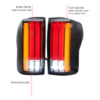 Luces Traseras LED para Toyota Tundra 2007-2013, Lámpara Trasera con Señal de Giro Secuencial y Animación Dinámica de Encendido, Luz de Freno