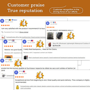 Sympathybag Sinh Viên Tùy Chỉnh Thời Trang Công Suất Lớn 5 Trong 1 Trường Ba Lô Đặt Năm Mảnh Cô Gái Trường Túi Cho Bé - Product Image 6