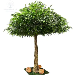 Hojas falsas para exteriores, árbol Artificial de arce, naranja, japonés, para boda, otoño - Product Image 3