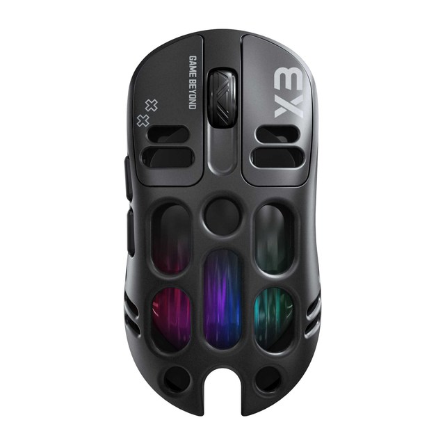 12000DPI Tri Mode Lightweight Mouse PAW3311 Wireless Mouse 500mAh Battery Rechargeable Gaming Mouse Hole-shape Mouse for Desktop