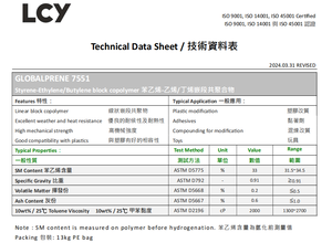 LCY <span class=keywords><strong>SEBS</strong></span> <span class=keywords><strong>7551</strong></span> <span class=keywords><strong>SEBS</strong></span> Caucho Estireno Etileno Buteno Estireno Precio de fábrica <span class=keywords><strong>SEBS</strong></span> Material en polvo para zapatos - Product Image 2