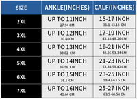Chaussettes de compression montantes grande taille pour mollets larges, opaques, respirantes, unisexe, pour le sport, l'allaitement, les varices et la circulation sanguine