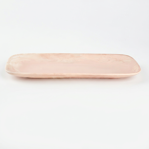 Handmade Polished Eco-Friendly Resin Rectangular <b>Serving</b> <b>Platter</b> Salad <b>Buffet</b> Tray Nordic Party Food Display Plate - Product Image 1