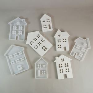 Ornements de maison de haut niveau ornements outils de gâteau en Silicone S0688 moules de chandelier en plâtre moule de Cupcake de cuisson - Product Image 4