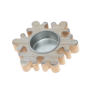 Décoration de table de Noël en bois, ornement de fête de Noël, chandelier de Noël - Product Image 4