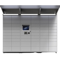 Casier de rangement Intelligent en acier, armoire extérieure, unités, haute qualité