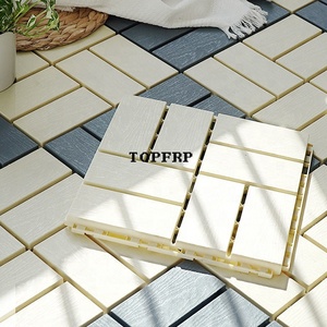 Durable Outdoor Interlocking <b>Plastic</b> Deck <b>Tiles</b> for Patio Balcony Terrace Courtyard Flooring - Product Image 4