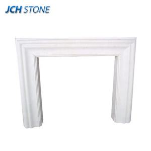 Hand Carved White <strong>Marble</strong> Stone Fireplace Surround Frame <strong>Hearth</strong> <strong>Slab</strong> - Product Image 6