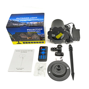 Luz láser de cielo estrellado dinámico para exteriores IP65, resistente al agua, rojo, verde, azul, luz de escenario, luz de proyección de ambiente navideño - Product Image 6