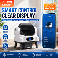 Litière pour chat intelligente de qualité supérieure OEM |   Matériau PP de haute qualité |   Conception spacieuse |   Toilette automatique certifiée CE |   Nettoyage facile