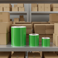 Etiqueta de Papel Adhesivo Térmico de Alta Calidad, Etiqueta Térmica Directa Resistente al Aceite para Etiquetas Anti-falsificación