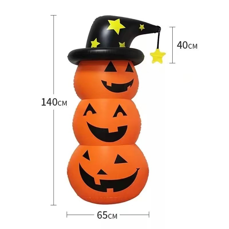 Inflatable pumpkin man (without lights)