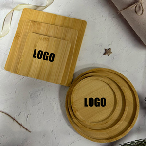 Xinrunjin Multi Shaped Bamboo <b>Display</b> Trays Custom LOGO for Jewelry Shop, Retail Product Showcase, Durable & Eco - Friendly - Product Image 5