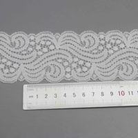 Dentelle extensible géométrique en nylon tendance pour lingerie et vêtements de mode – Fournisseur fabricant