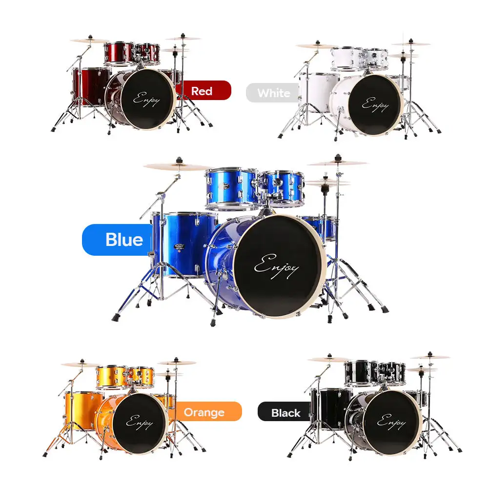 Hot Koop Geniet Drum Set Muziek Instrument Volwassen Drum Kit