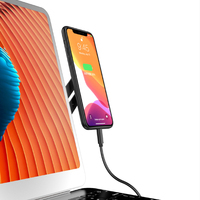 Support d'extension multifonctionnel pour ordinateur portable, support de téléphone portable magnétique flexible avec installation magnétique, utilisation sur bureau