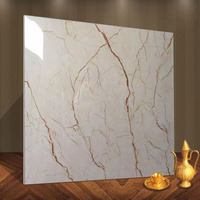 Carrelage en céramique beige imitation marbre pleine masse 800x800 Carrelage en porcelaine pour la décoration des sols et des murs