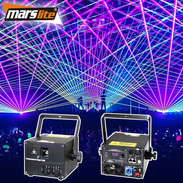 1w 3w 5w 10w Laser Show ILDA 3d Laser Projector Party Disco Stage Full Color Lazer Animation Dj Lasar Light for Night Club