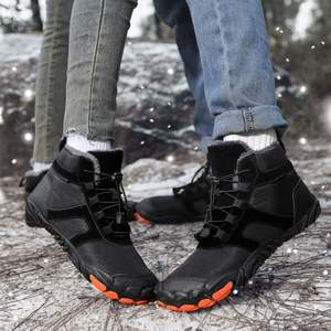2024 impermeabili a prova di freddo scarpe sportive invernali alte per uomo <span class=keywords><strong>donna</strong></span> a piedi nudi stivali invernali da esterno fodera in pile per escursioni - Product Image 4