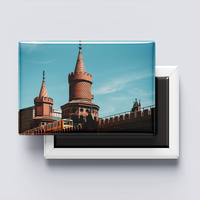 Hochwertiger Individuell Bedruckter Foto-Werbegeschenk Deutschland Länder-Geschenk Blech-Kühlschrankmagnet