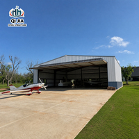 Hangar d'avion préfabriqué en acier, capacité de charge lourde, protection incendie, hangar d'avion préfabriqué