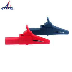 Clip per alligatore in Nylon in plastica con Clip per delfino di sicurezza in ottone nichelato con apertura a ganasce Clip in coccodrillo da 27mm