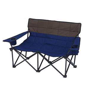 Sedie Pieghevoli Doppie Personalizzabili con Logo, Impermeabili, in Tessuto Oxford, Sedie da Spiaggia Portatili con Braccioli per Campeggio - Product Image 2