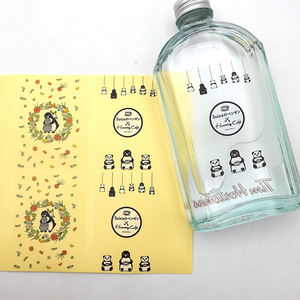 In ấn <span class=keywords><strong>PVC</strong></span> trong suốt dễ thương Frosted Stickers tùy chỉnh rõ ràng dính <span class=keywords><strong>Sticker</strong></span> logo bao bì nhãn <span class=keywords><strong>Maker</strong></span> - Product Image 1