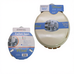 ฝารองนั่งชักโครก MDF สีงาช้าง ขนาด 17 นิ้ว วัสดุ PP ทนทาน ดีไซน์ร่วมสมัย ผลิตในปักกิ่ง รุ่น 1212102 - Product Image 1