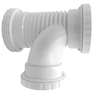 FormosaプラスチックHYDY 110mm PVCパイプ継手フレキシブルティー排水用ジョイント継手配管用 - Product Image 1