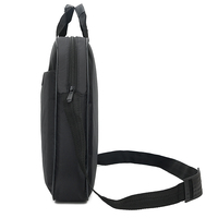 Sac d'ordinateur professionnel 15,6 pouces, étui pour ordinateur portable, sac à main portable noir pour ordinateur portable