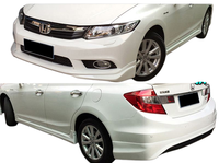 Kit carrosserie compact (lame avant, jupes latérales, lame arrière) pour Honda Civic 9ème génération FB 2012-2015 Berline, pièces de modification extérieure