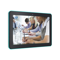 Soporte de pared personalizado, 14 pulgadas, pantalla táctil Full HD, Vesa, Android 11, NFC, tableta con luces LED